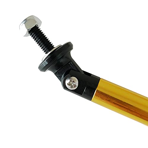 MOTLTECH Splitter Rods,150mm Adjustable Front Bumper Lip Splitter Strut Rod Tie Support Bars,Gold 2pcs - Image 4