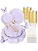 WDF 175Pcs Purple Plates Disposable Lavender Plastic Plates 25guest Plastic Dinnerware Ideal for Birthday PartyWeddingSpringPicnicEaster - Image 1