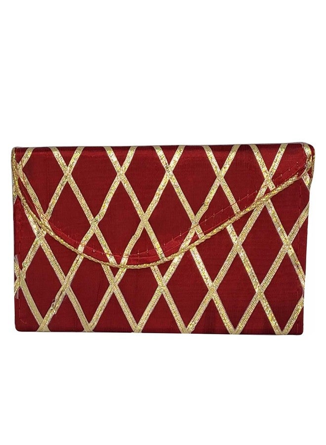 Fonsie® Check blood red cash envelopes for gifting money on wedding gift, baby shower gift, shagun, family gatherings with name space pack of 5 - Image 1