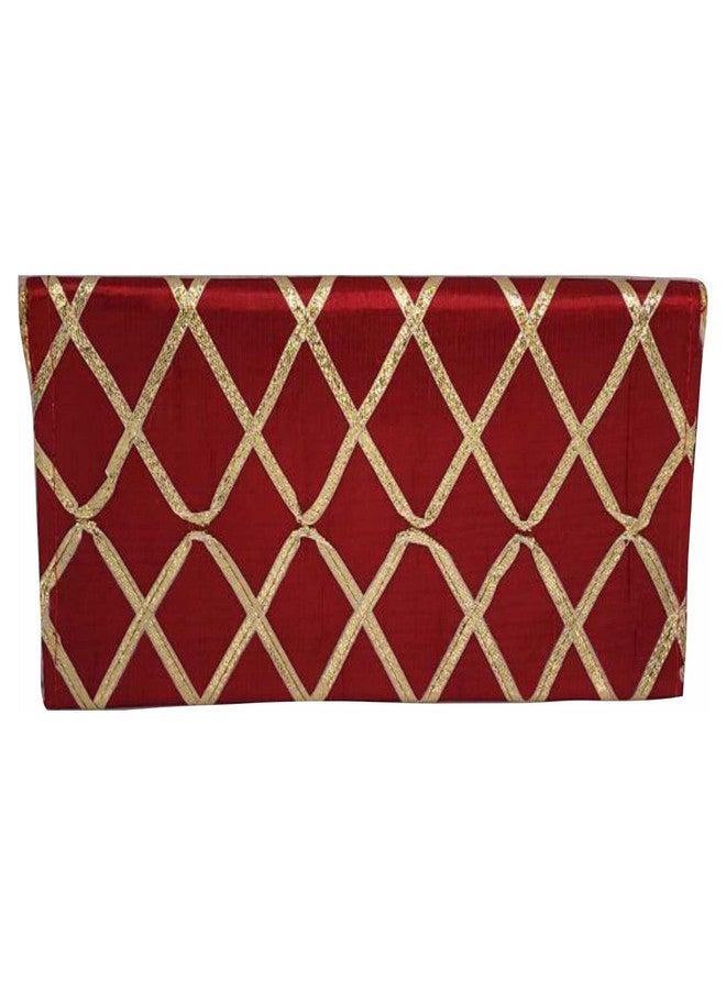 Fonsie® Check blood red cash envelopes for gifting money on wedding gift, baby shower gift, shagun, family gatherings with name space pack of 5 - Image 2