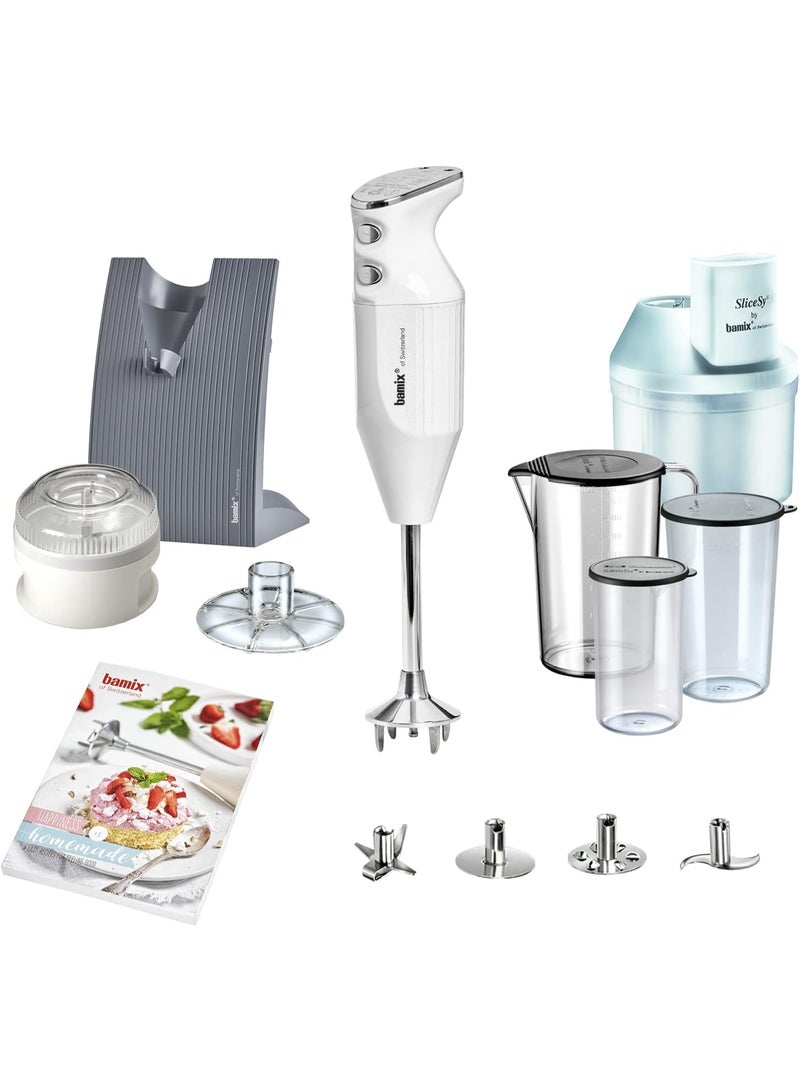 باميكس خلاط يدوى Bamix M200 Baking C4 بقوة 200 واط من الفولاذ المقاوم للصدأ  إصدار سويسرى كريمي - Image 1