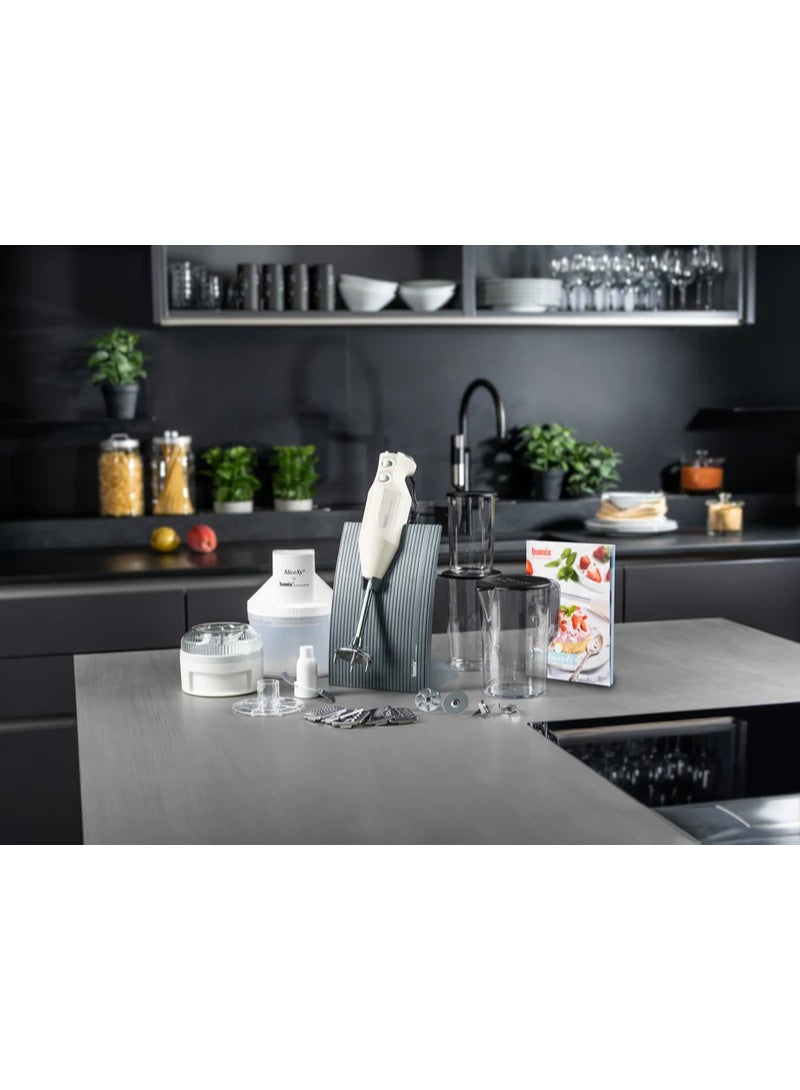 باميكس خلاط يدوى Bamix M200 Baking C4 بقوة 200 واط من الفولاذ المقاوم للصدأ  إصدار سويسرى كريمي - Image 2