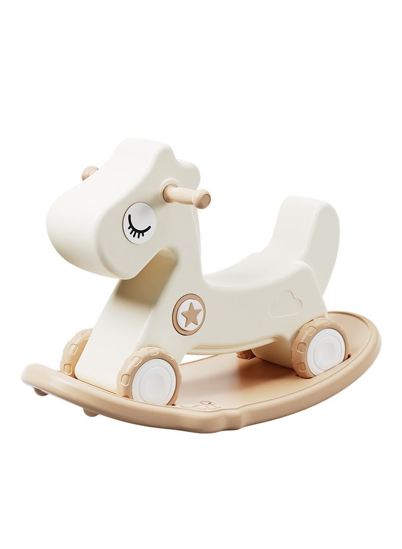 FULL JOY Rocking Horse 2 In 1 Toddler Baby  With Detachable Balance Board And Footrest - Image 1
