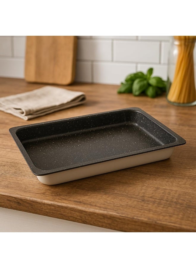 BS B&S Baking Pans 'GASTRONORM' 1/1 Size – Heavy-Duty Stainless Steel Trays - Image 4