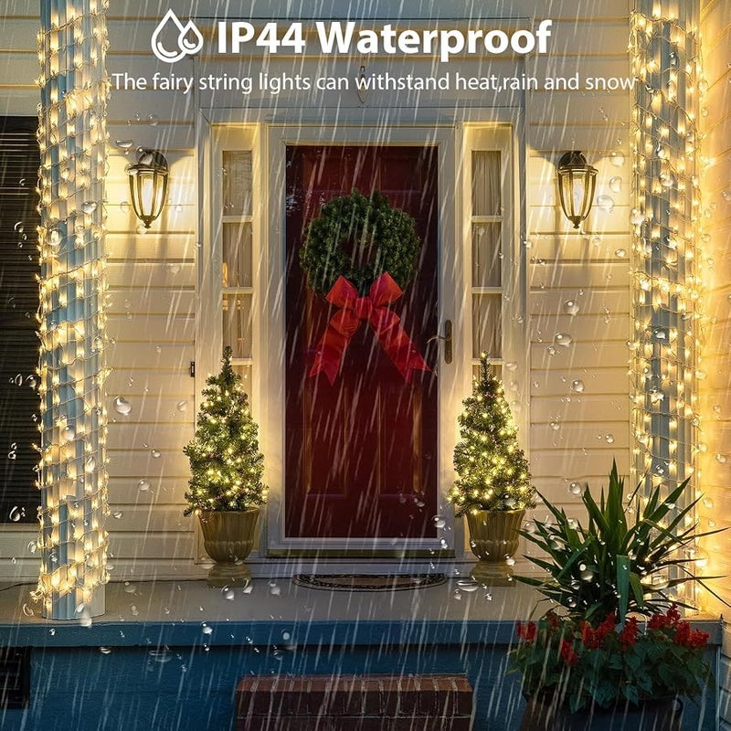 KAQ Connectable 240LED 88Ft String Lights, Christmas Lights Indoor Outdoor - Image 5