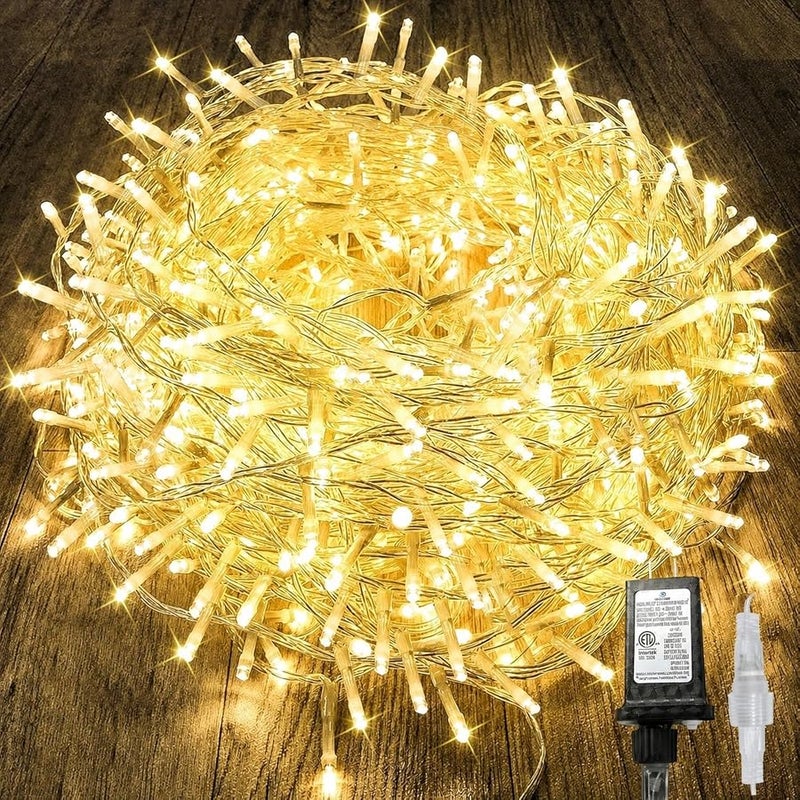 KAQ Connectable 240LED 88Ft String Lights, Christmas Lights Indoor Outdoor - Image 1