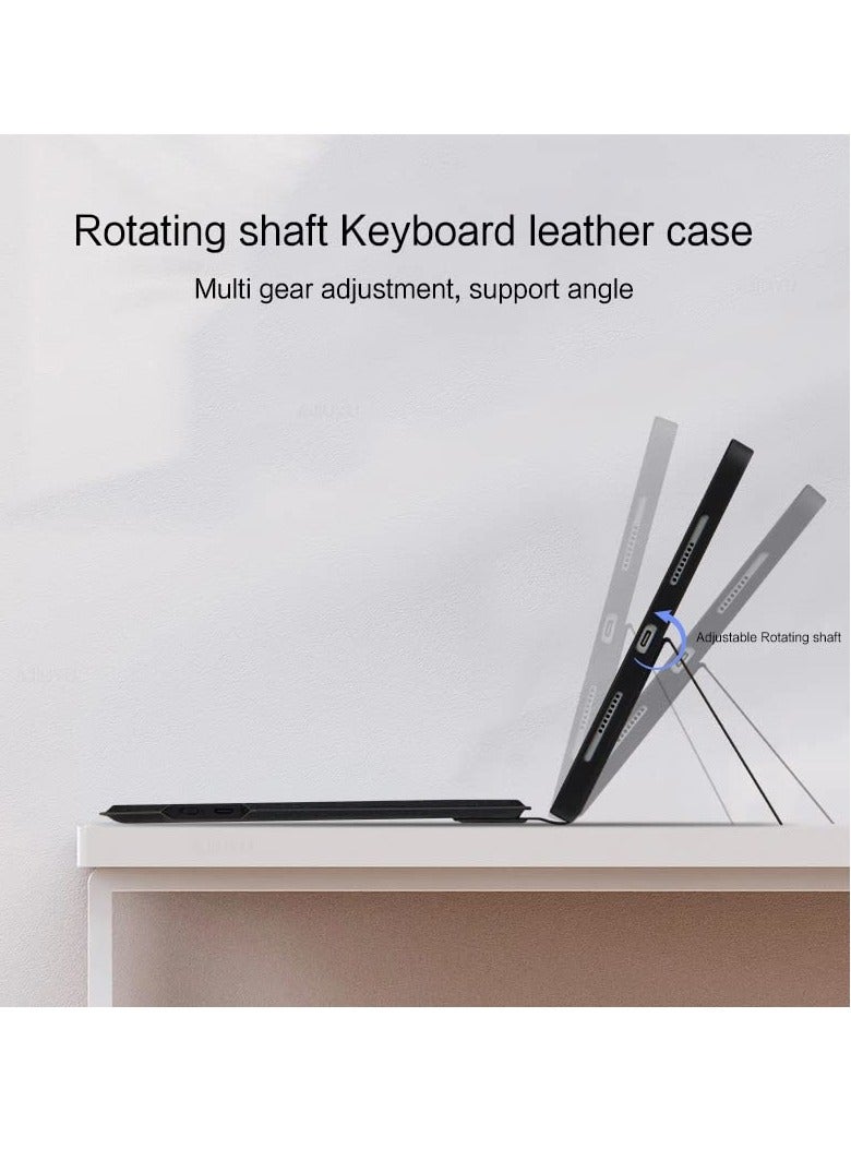 Aookay Magnet / Magnetic Separate / Vertical Support Keyboard Case for iPad 10.2 iPad 9th/8th/7th Generation Case with Keyboard iPad Air 3rd Generation Case iPad Pro 10.5 Inch Detachable Touch  Keyboard with Pencil Holder - Image 5