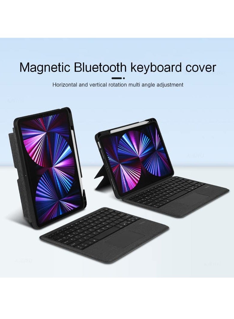 Aookay Magnet / Magnetic Separate / Vertical Support Keyboard Case for iPad 10.2 iPad 9th/8th/7th Generation Case with Keyboard iPad Air 3rd Generation Case iPad Pro 10.5 Inch Detachable Touch  Keyboard with Pencil Holder - Image 2