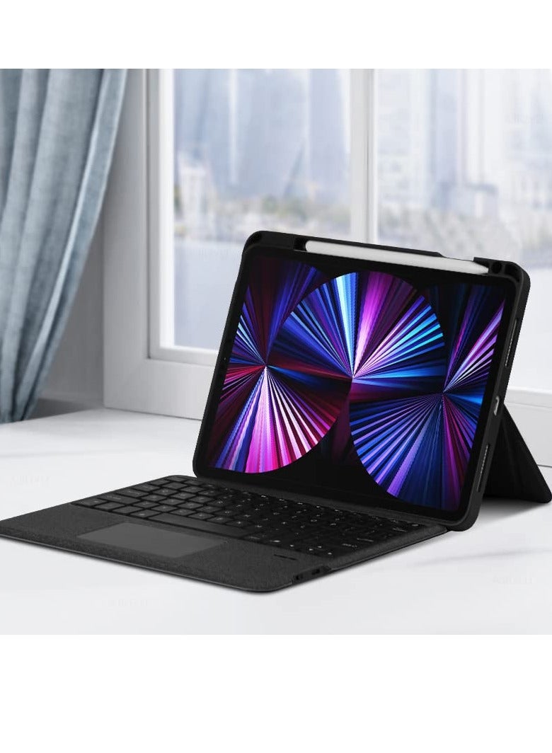 Aookay Magnet / Magnetic Separate / Vertical Support Keyboard Case for iPad 10.2 iPad 9th/8th/7th Generation Case with Keyboard iPad Air 3rd Generation Case iPad Pro 10.5 Inch Detachable Touch  Keyboard with Pencil Holder - Image 3