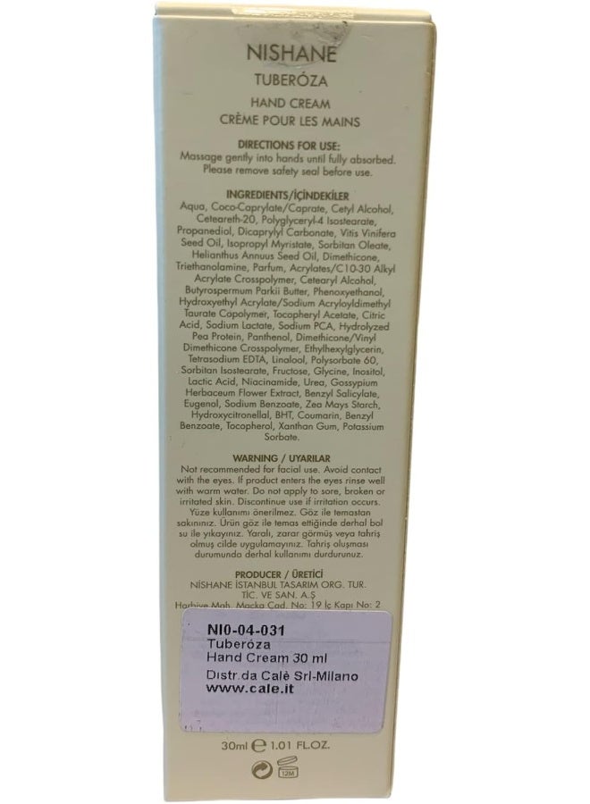 Nishane Tuberoza Hand Cream 1 Oz - Image 2