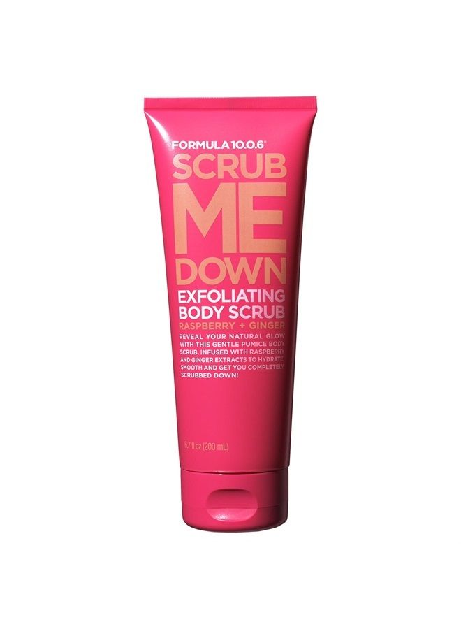 FORMULA 10.0.6 Formula 10.0.6 - Scrub Me Down Exfoliating Body Scrub (6.7 Fl. Oz.) Pumice Body Scrub that Hydrates While it Smooths - Vegan, Paraben-Free, Sulfate-Free, Dye-Free & Cruelty-Free  - Image 1