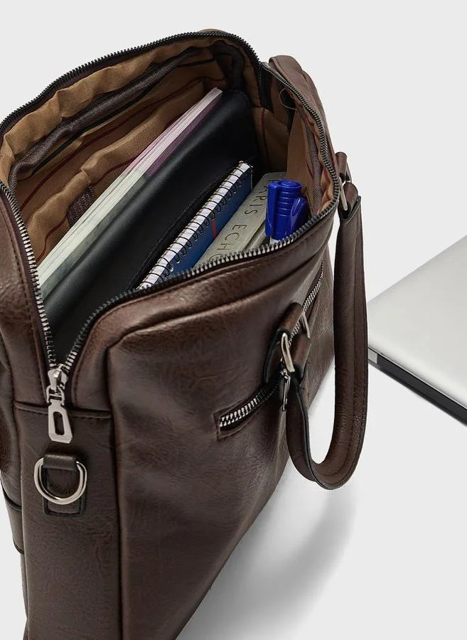 Robert Wood Multi Pocket Essential Laptop Bag