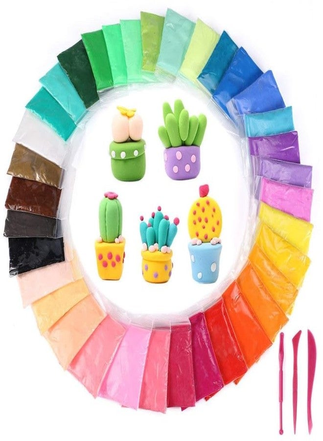 Eclet (Pack of 12) Air Dry Clay, Colorful Children Soft Clay, Creative Art Crafts, Gifts for Kids-Multi Color. Non-Toxic Modeling Magic Fluffy Foam Bouncing Clay Putty Kit for Kids with Tools .73 - Image 1