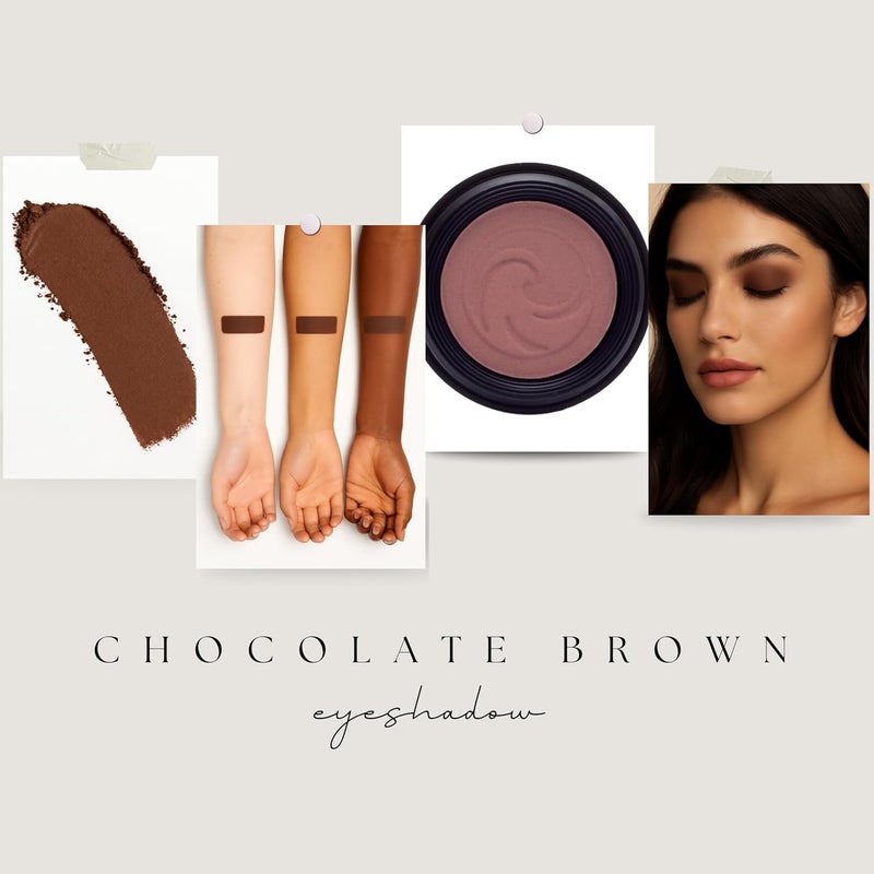 Gabriel Cosmetics Vegan Eyeshadow in Chocolate Brown - Image 2