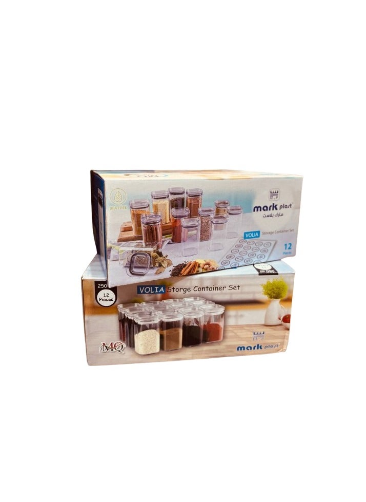 Spice Jar Set: Stylishly organize and keep fresh your kitchen spices BK