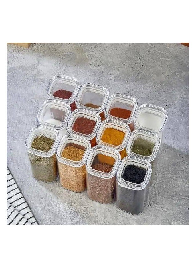 Spice Jar Set: Stylishly organize and keep fresh your kitchen spices BK