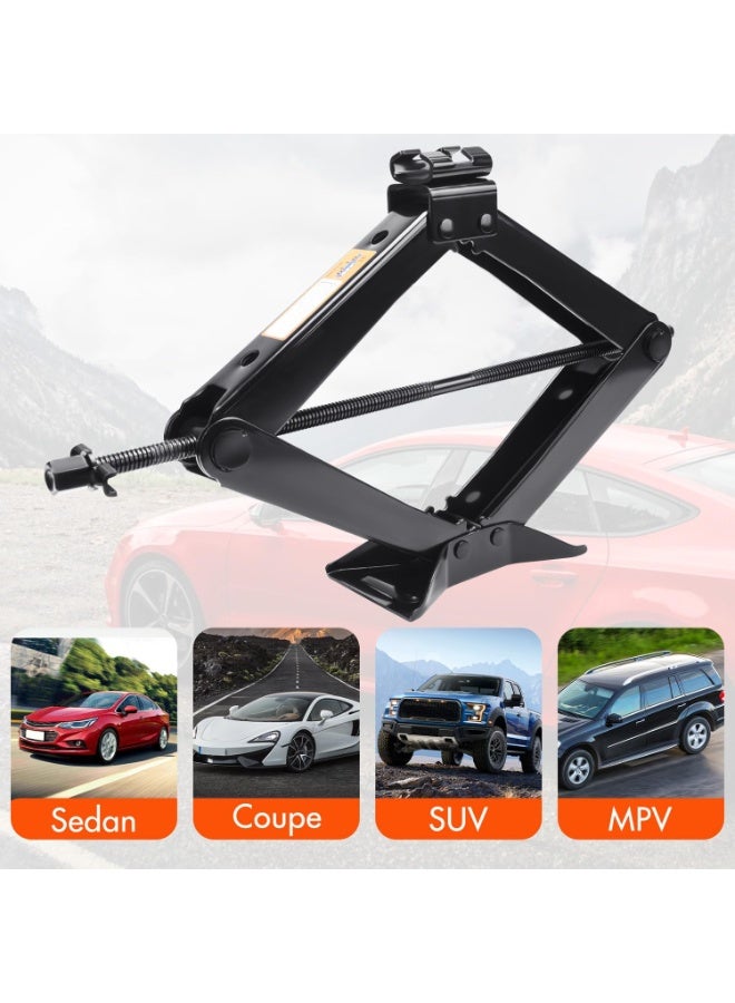 طقم رافعة مقصية 3 طن – طقم طوارئ قوي لتغيير الإطارات للسيارات وSUV وMPV - Image 4