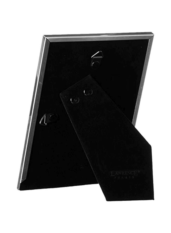 Lawrence Frames Brushed Silver 4 by 6 Metal Picture Frame - Image 3