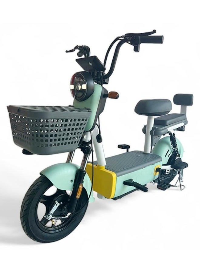 48V Electric Bicycle for Adults with Remote Control and 350W Motor, Model 2025