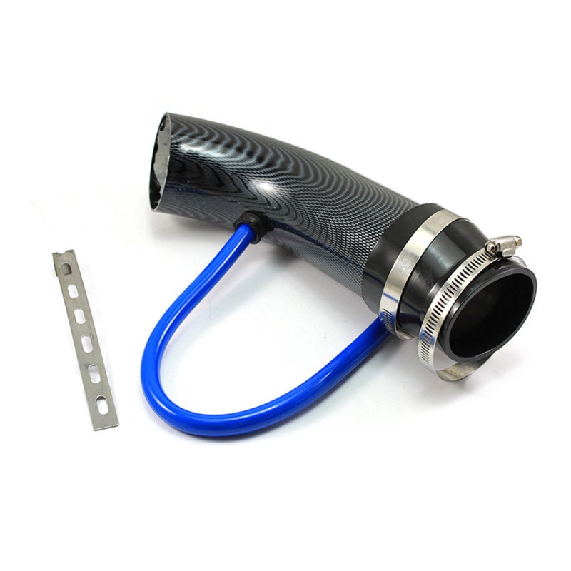 Cold Air Intake 76mm/3-Inch Red Aluminum Tube - Heat Resistant Corrosion Resistant Easy Clamp-On Installation Universal Fitment for Sedan Car Truck Vehicle Upgrade - Image 5