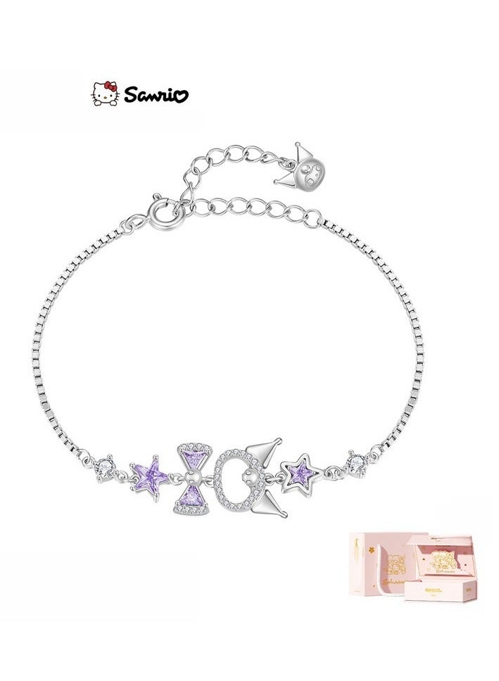 ZGO Pure Silver Bracelet, Birthday And School Start Gift, Exquisite Jewelry  - Image 1