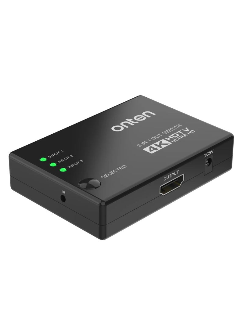 onten CS341 HDMI Switch 3 in 1 Out - Image 1