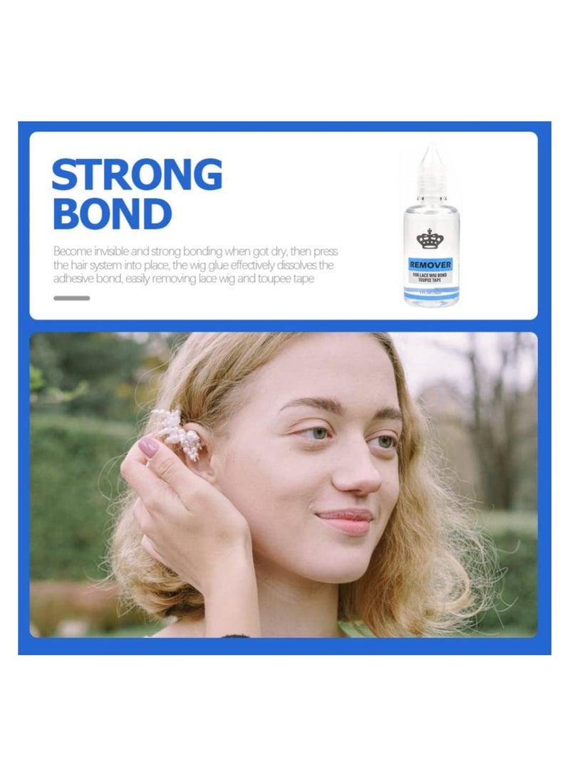 شريط لاصق في التمديد ومزيل بقايا الشعر ومزيل شريط التمديد سريع المفعول وصلات شعر شعر مستعار مزيل الغراء الشريط في تمديد الدانتيل الغراء إزالة - Image 5