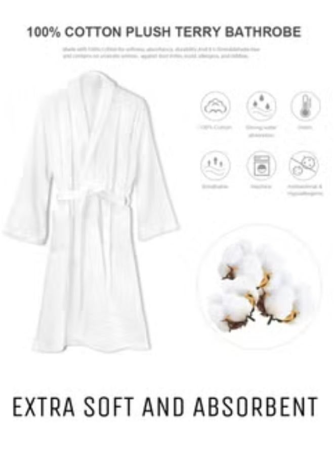 Ultra Absorbent Terryd Bathrobe Free Size - Image 3