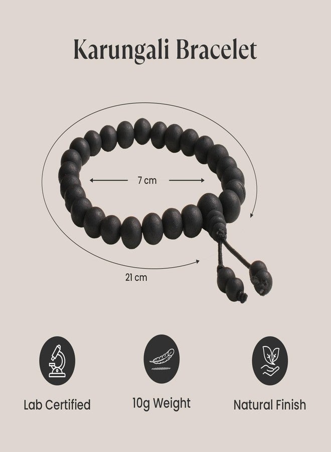 Astrotalk Karungali Malai Bracelet(8mm) | Certified Ebony Wood | Protection from Negative Energy, Focus & Mangal Dosha Relief | Bracelet for Men & Women | Ideal for Puja & Gift items - Image 5