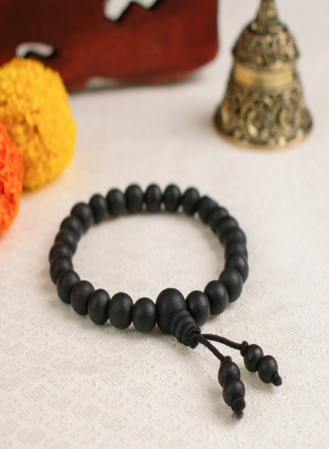 Astrotalk Karungali Malai Bracelet(8mm) | Certified Ebony Wood | Protection from Negative Energy, Focus & Mangal Dosha Relief | Bracelet for Men & Women | Ideal for Puja & Gift items - Image 2