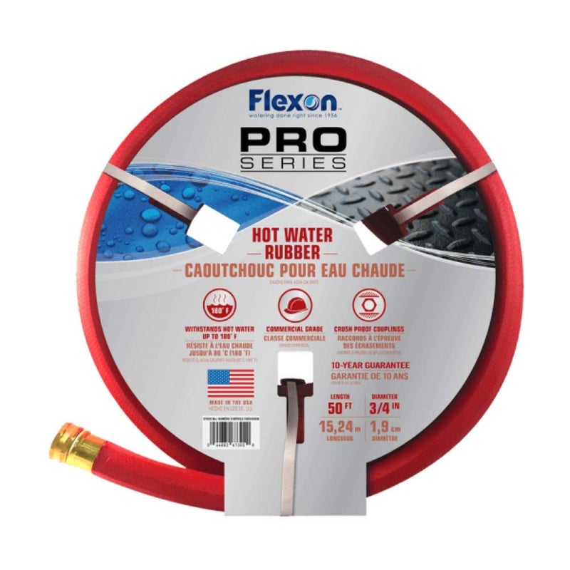 Flexon FAR3450 34Inch x 50Foot Heavy Duty Premium Farm Ranch Rubber Garden Hose