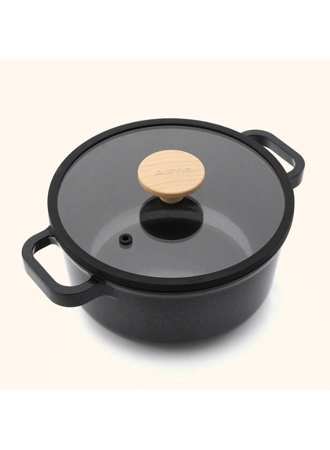 Alma Ceramic Bundle 5 Pieces (Handles included) - color Black- Non Toxic , PTFE & PFOA FREE - Image 2