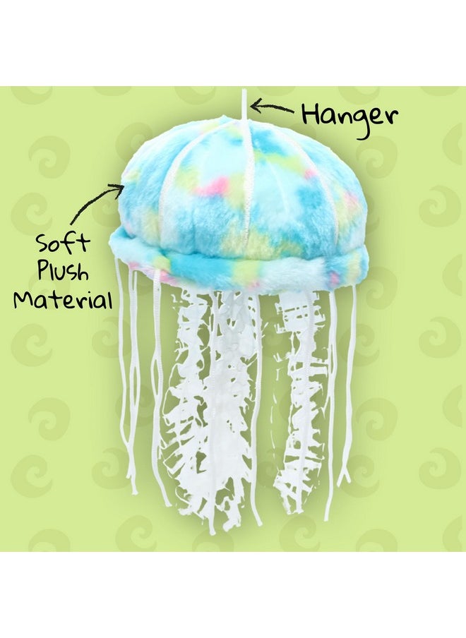 Wishpets Plush 7" Confettisoft Jellyfish (Blue)  - Image 4