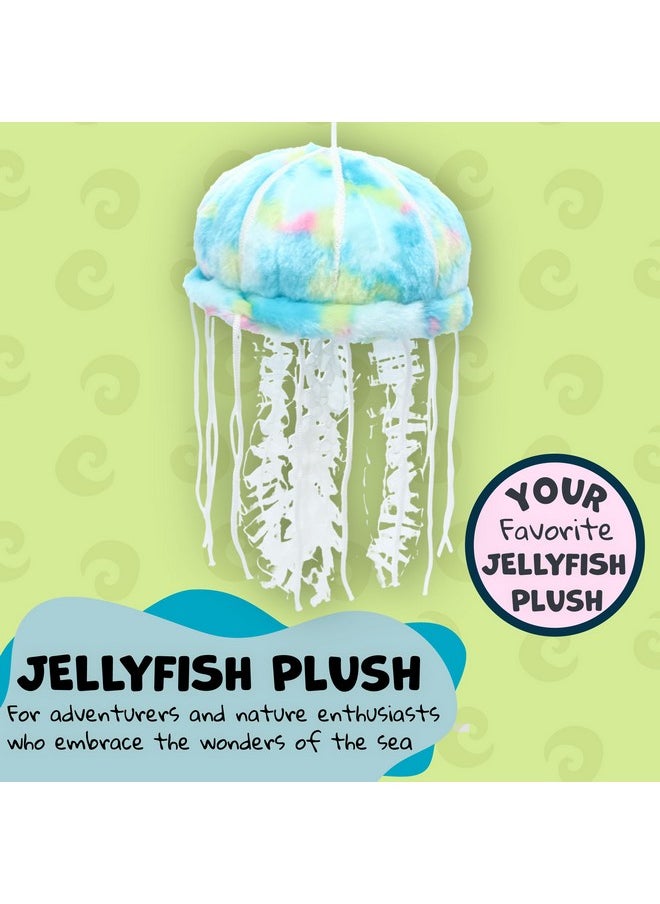 Wishpets Plush 7" Confettisoft Jellyfish (Blue)  - Image 2