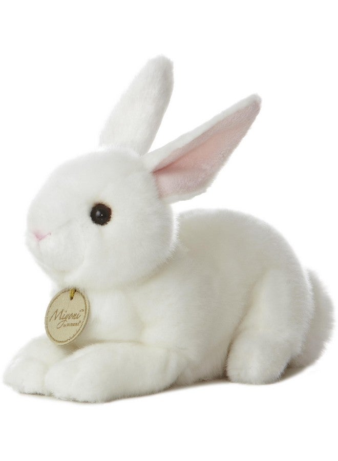 Aurora® Realistic Miyoni® American White Rabbit Stuffed Animal - Lifelike Detail - Cherished Companionship - 8 Inches - Image 1