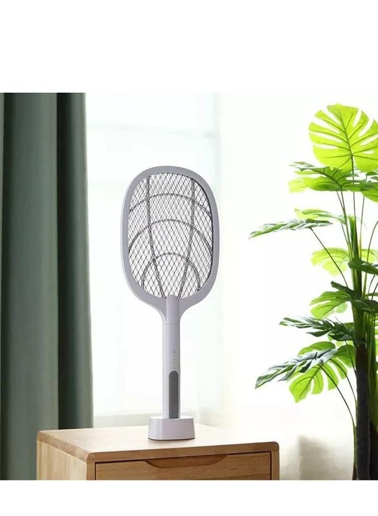 Cordless Electric Fly Mosquito Trap Swatter White - Image 3