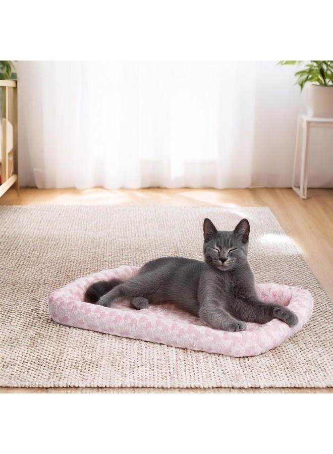MidWest Homes for Pets Bolster Dog Bed 18L-Inch Pink Dog Bed or Cat Bed w/Comfortable Bolster | Ideal for Toy Dog Breeds & Fits an 18-Inch Dog Crate | Easy Maintenance Machine Wash & Dry - Image 2