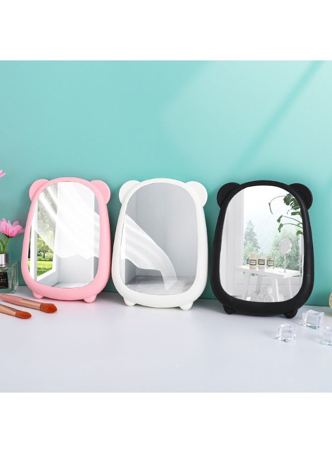 Magnifying Makeup Mirror with Stand – Countertop & Bathroom Vanity Mirror for Dressing Table, Barber & Salon Use, Cartoon Shaped, Natural View Reflection, Portable & Adjustable - Image 1