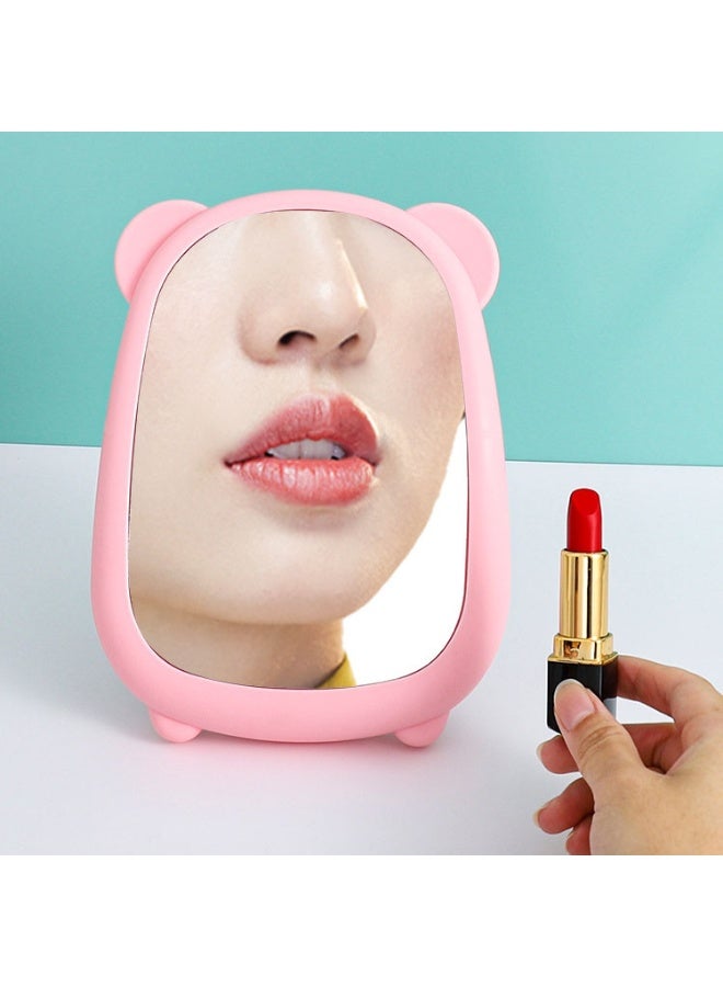Magnifying Makeup Mirror with Stand – Countertop & Bathroom Vanity Mirror for Dressing Table, Barber & Salon Use, Cartoon Shaped, Natural View Reflection, Portable & Adjustable - Image 2