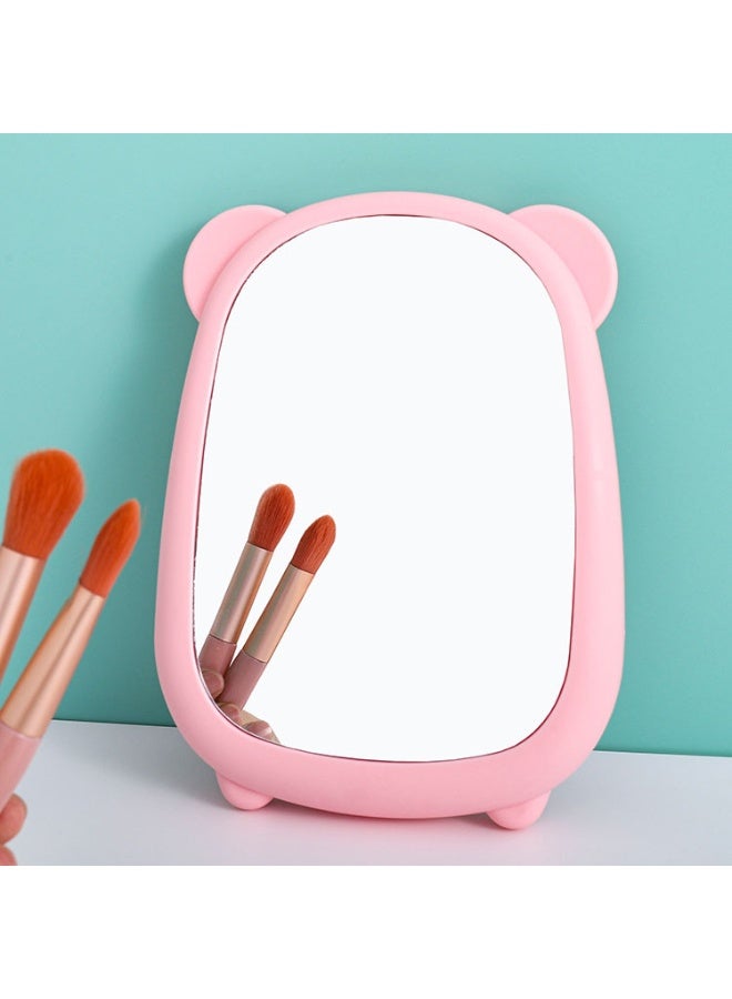 Magnifying Makeup Mirror with Stand – Countertop & Bathroom Vanity Mirror for Dressing Table, Barber & Salon Use, Cartoon Shaped, Natural View Reflection, Portable & Adjustable - Image 3