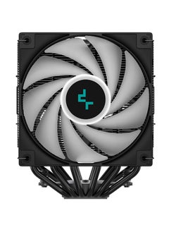 DEEPCOOL AG620 ARGB Dual-Tower 120mm CPU Cooler, 260W Cooling Power, 300-1850 RPM High Efficiency Fans, 67.88 CFM Airflow, Intel LGA2066/2011-v3/2011/AM5/AM4, Black | R-AG620-BKANMN-G-2  - Image 5