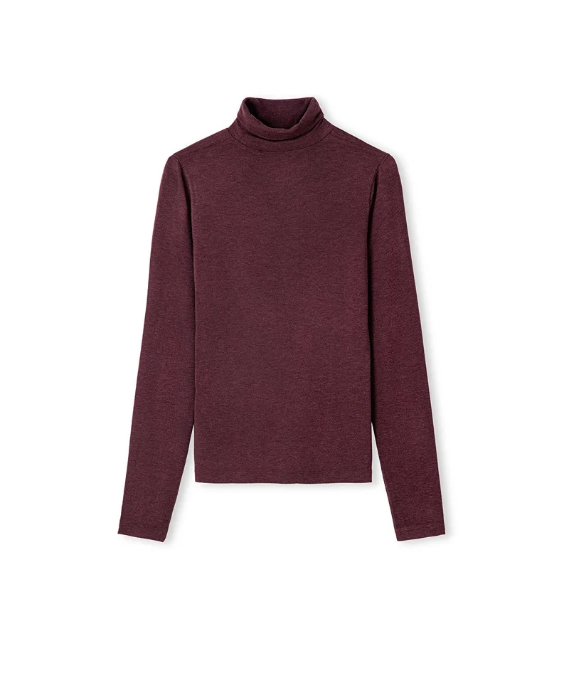 ابيكول Turtleneck Basic T-Shirt