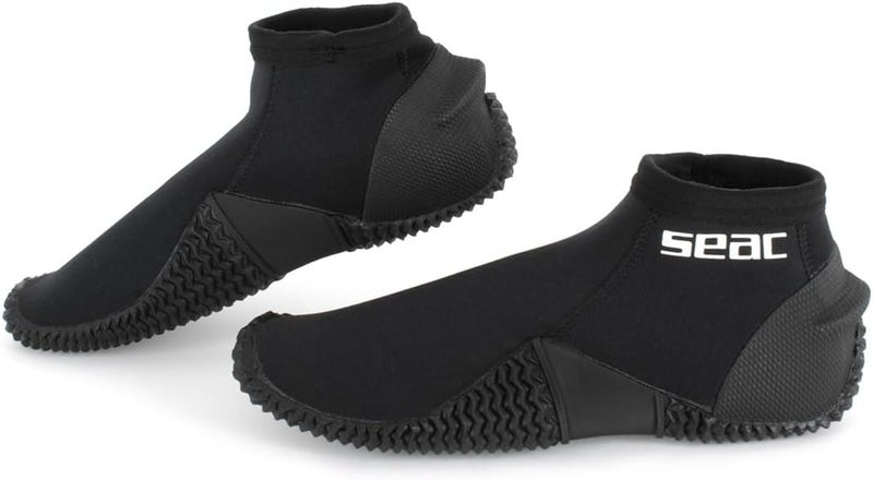 Seac Tropic, 2 mm Neoprene Diving Boots with Rigid Sole and Heel Protection - Image 1