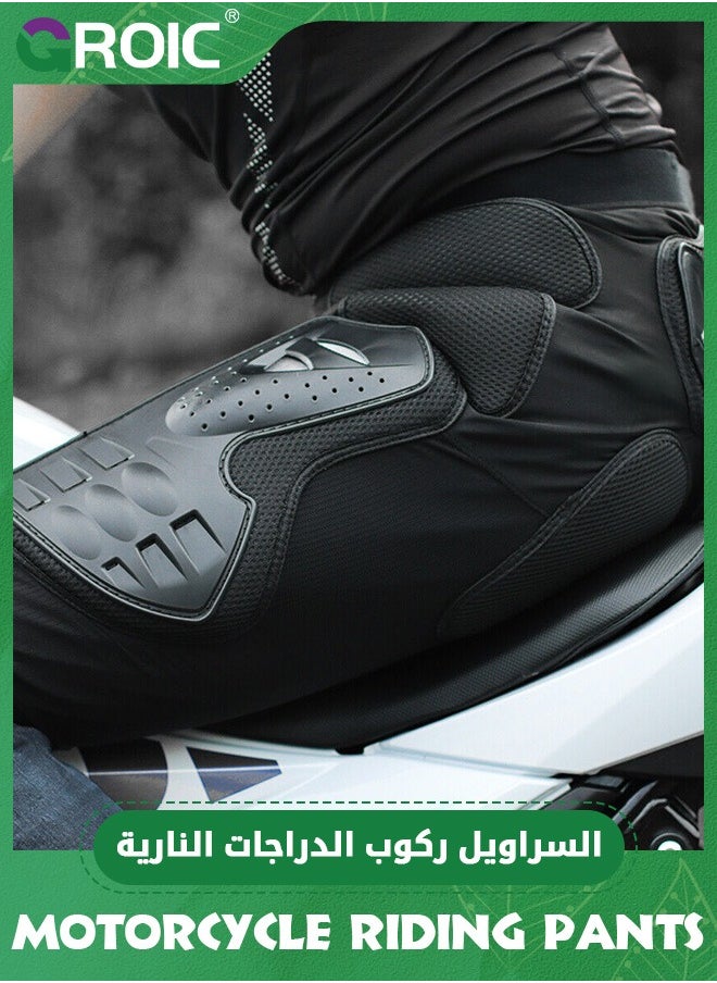 GROIC - Motorcycle Protective Armor Shorts,Motorcycle Riding Armor Pant Motocross Motorbike Racing Hip Leg Protection,Motorcycle Anti-impact Shorts - Image 1