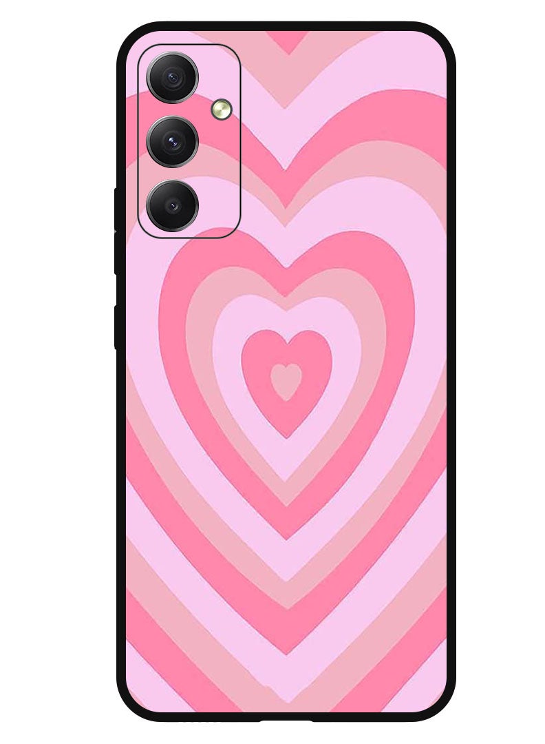Theodor Protective Case Anti Scratch Shock Proof Bumper Cover For Samsung Galaxy F14 Pink Heart - Image 1