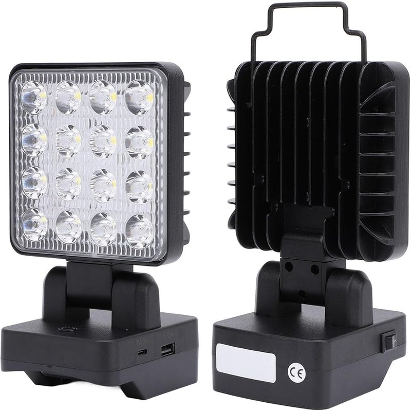 مصباح LED فيضاني محمول 1500 لومن USB-C قابل للدوران IP67 لبطارية بارك سايد X20V - Image 5