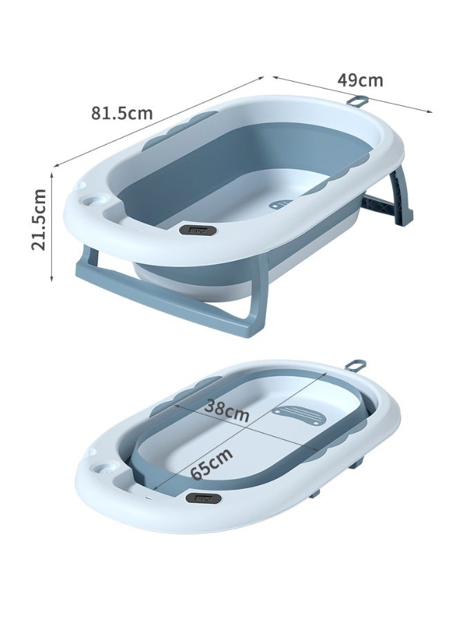 لحظة مرح حوض استحمام للاطفال قابل للطي مع مقياس حرارة - Image 4
