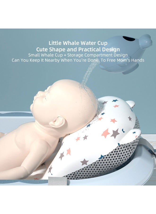 لحظة مرح حوض استحمام للاطفال قابل للطي مع مقياس حرارة - Image 3