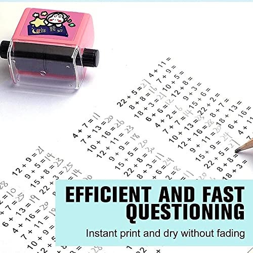 VGRASSP Subtraction Mathematics Exercise Subtract Assignment Roller Stamp for Teachers Parents and Kids - Excellent Educational Aid to Accelerate Learning - Image 2