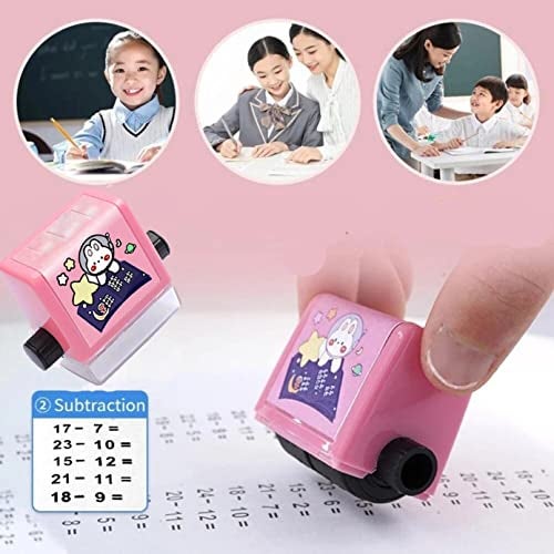 VGRASSP Subtraction Mathematics Exercise Subtract Assignment Roller Stamp for Teachers Parents and Kids - Excellent Educational Aid to Accelerate Learning - Image 1